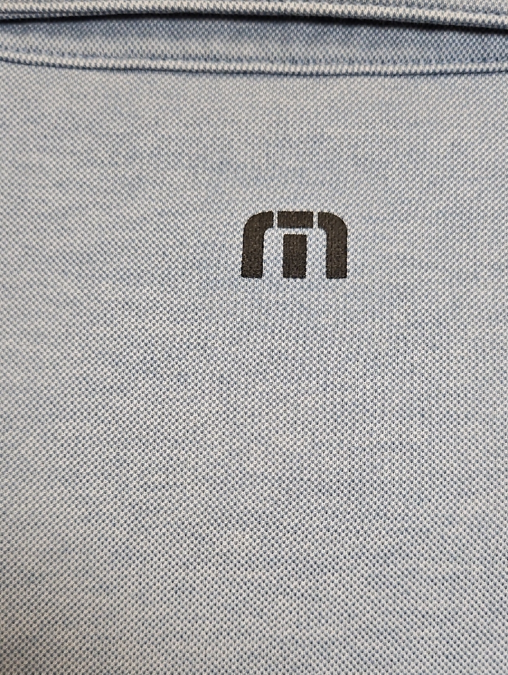 Travis Mathew Golf Polo, Blue/gray, Size Medium - Picture 6 of 10